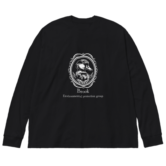 Black)Brook Duck Stamp  Long Sleeve TEE