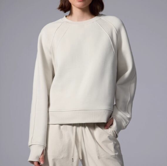 長袖 オーバーサイズ クルーネック スウェットシャツ 4 00008