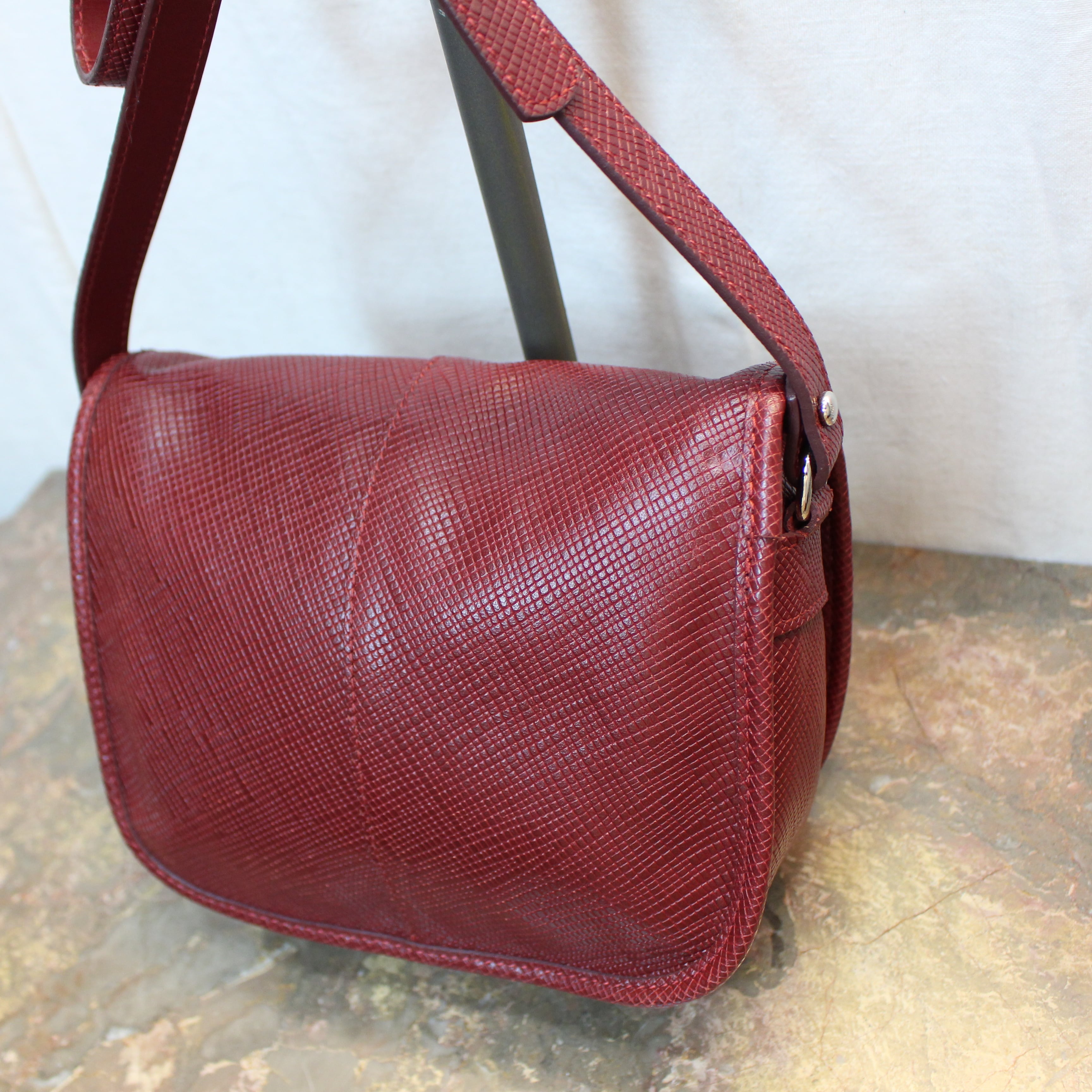 2000000021713 LONGCHAMP KUADORI LEATHER SHOULDER BAG MADE IN