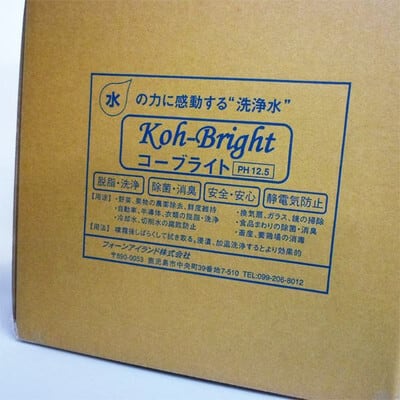 コーブライト】 除菌 洗浄 強アルカリイオン水 電解水