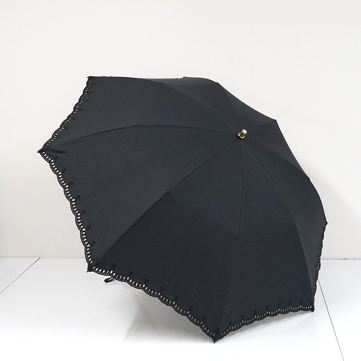 サンバリア100 完全遮光日傘 USED美品 Lサイズ フロスト ブルー 寒竹