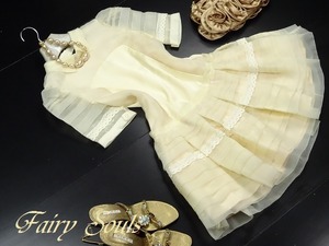 ★送料無料★9号(M)☆エレガントで透明感のあるワンピース[OPN6468]