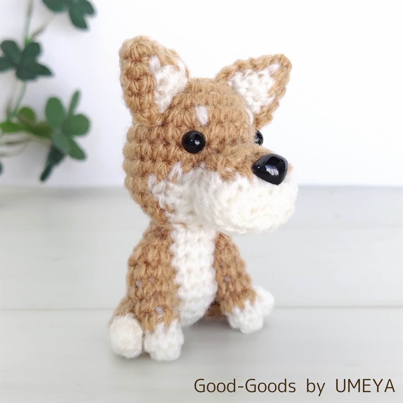 037 柴犬のあみぐるみ （PALMy Shiba amigurumi pattern (free pattern 