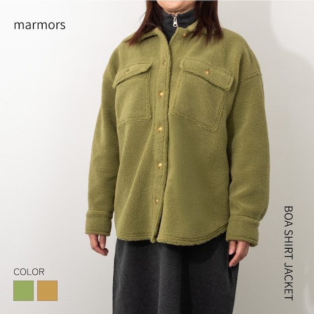 ボアシャツジャケット【marmors／マルモア】