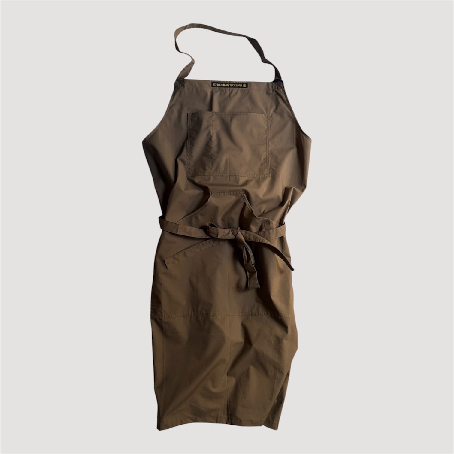 OLDMAN'S TAILOR / オールドマンズテーラー SEASONAL WORK APRON 2 POCKET(シーズナルワークエプロン2ポケット) m1556 BROWN