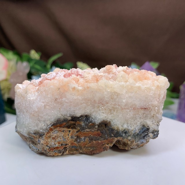 5.可愛い色合いシトリン原石クラスター