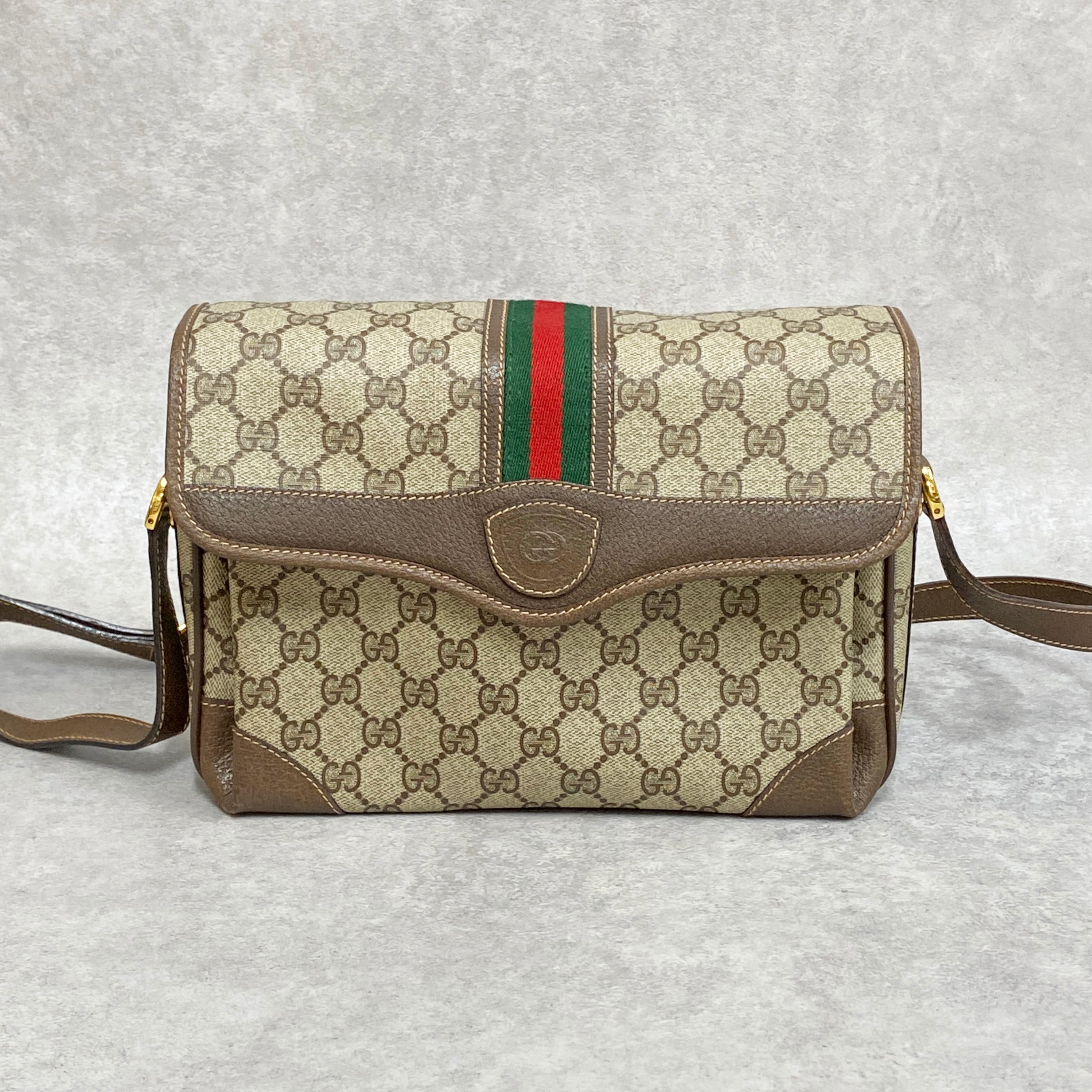 GUCCI グッチ オールドグッチ シェリーライン ショルダーバッグ