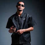 BLAZED LOGO RIGID DENIM SHIRT