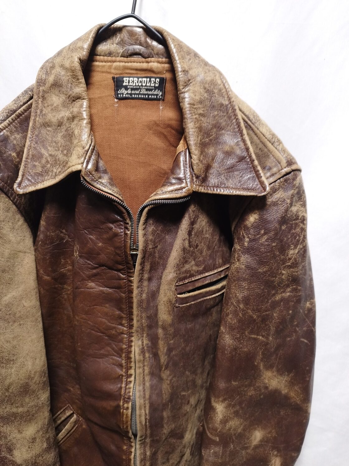 40S Hercules ヘラクレス ホースハイド レザージャケット ライダース  