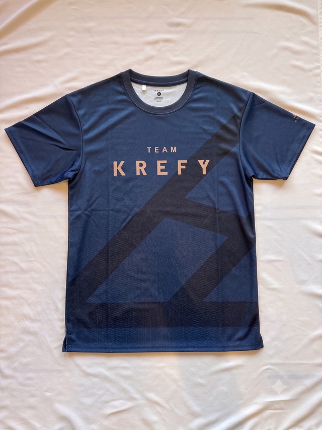 "team KREFY" uniform tee Navy