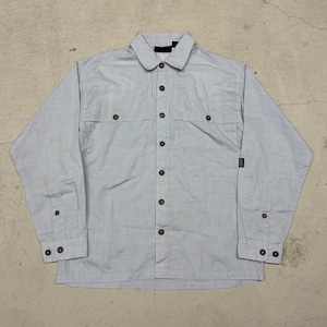 ④PATAGONIA L/S TROPICAL FISHING SHIRT 1998 STORM BLUE