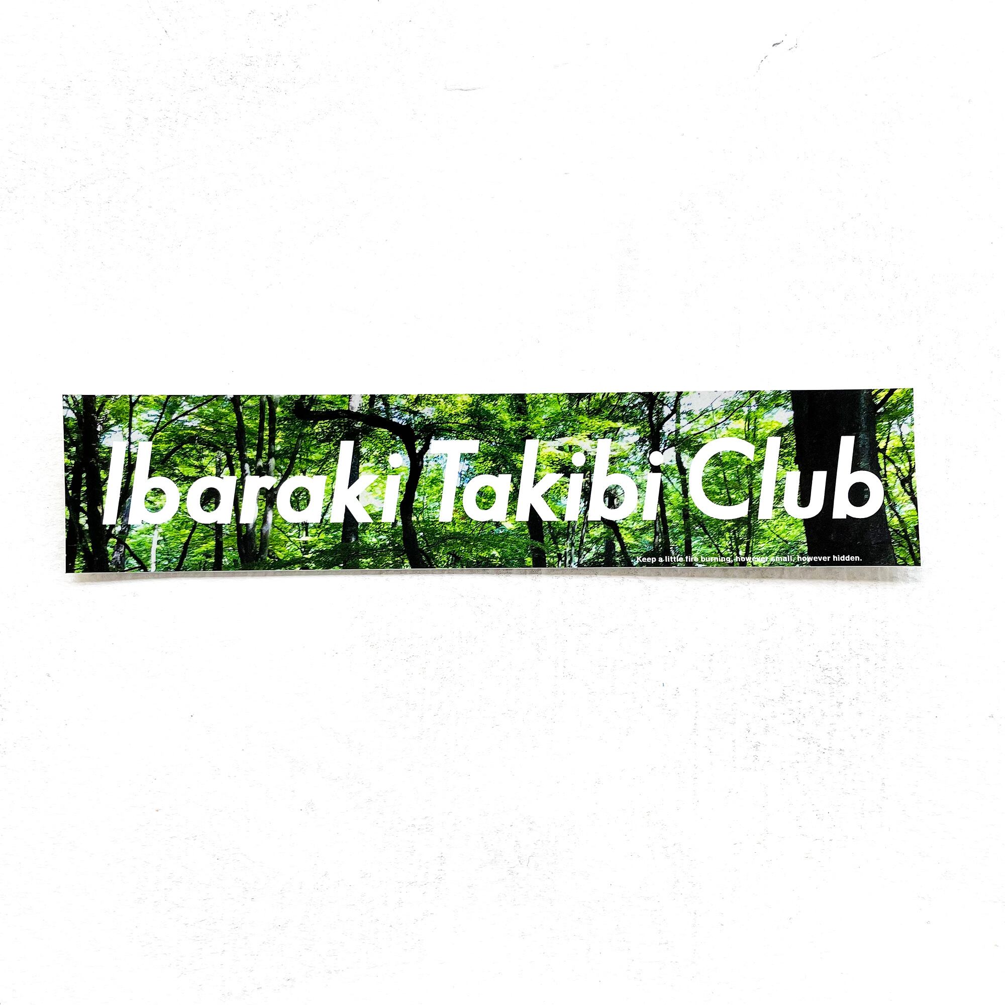 茨城焚火会ステッカー（ボックスロゴ：Type-takibi） | IBARAKI