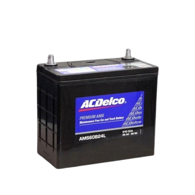 【個人宅配送不可、法人様ご住所宛のみ配送可】ACデルコ メンテナンスフリーバッテリー AMS60B24L　AC delco