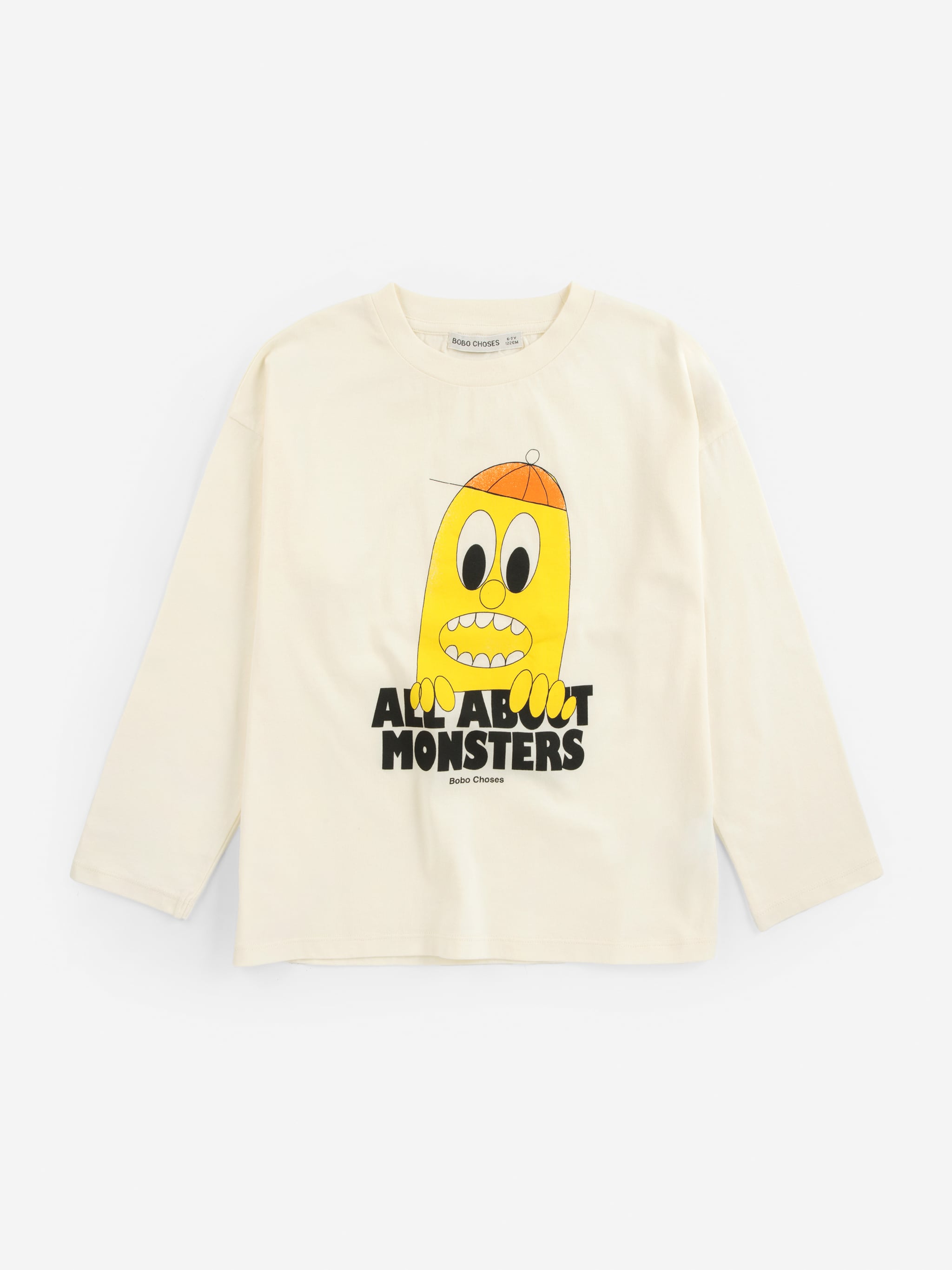 【26AW】BOBOCHOSES(ボボショーズ)Bigtooth Lemon Tshirt(2-3y/4-5y/6-7y/8-9y/10-11y)長袖Tシャツ レモン