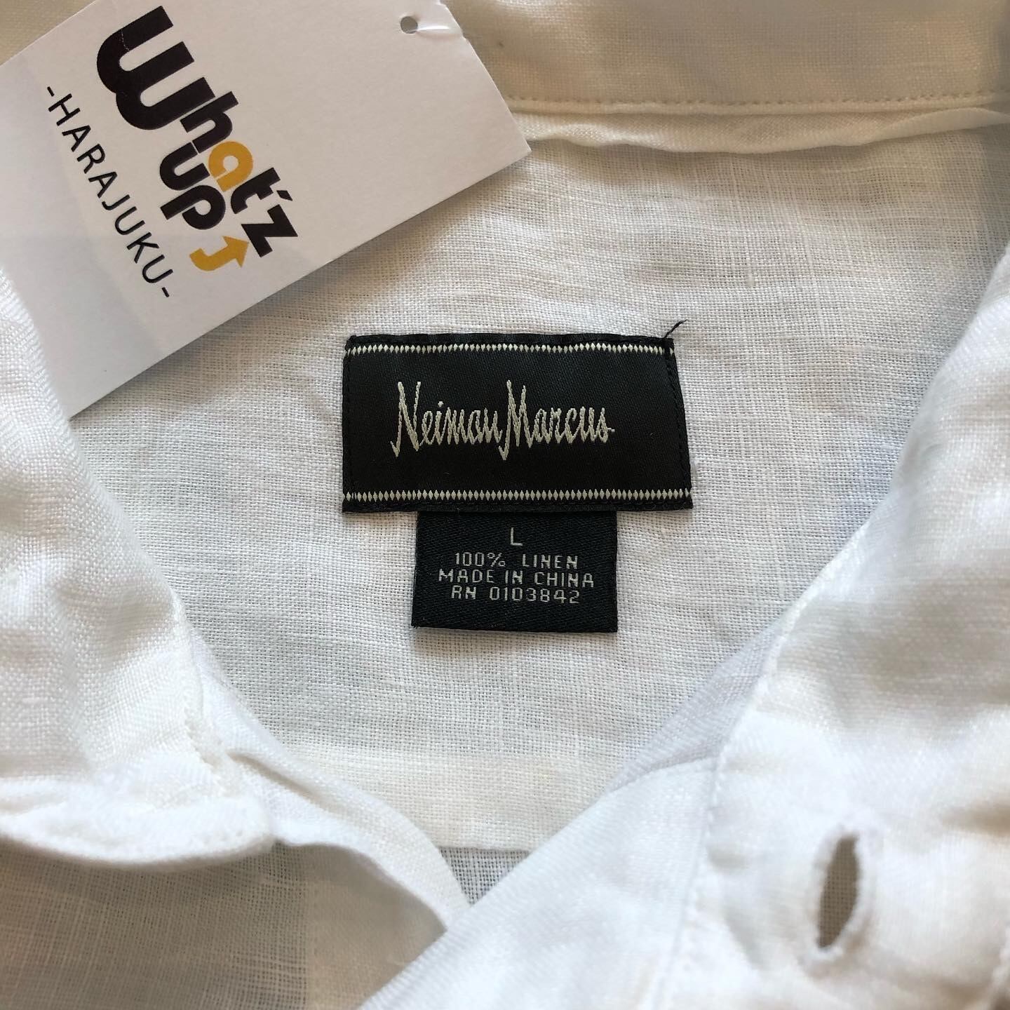 90s Neiman Marcus linen shirt【高円寺店】 | What