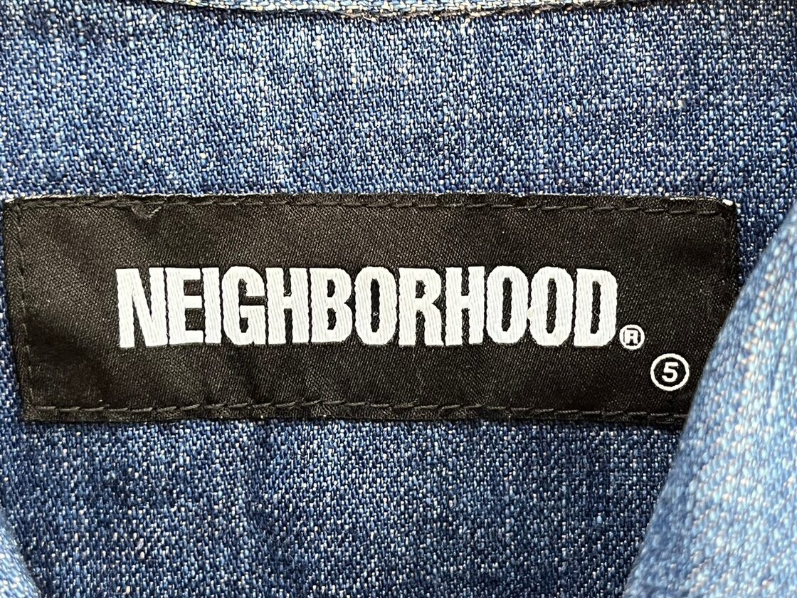 NEIGHBORHOOD SAVAGE DENIM C-SHIRT LS XL 212YTNH-SHM01 31159 | Pay ID