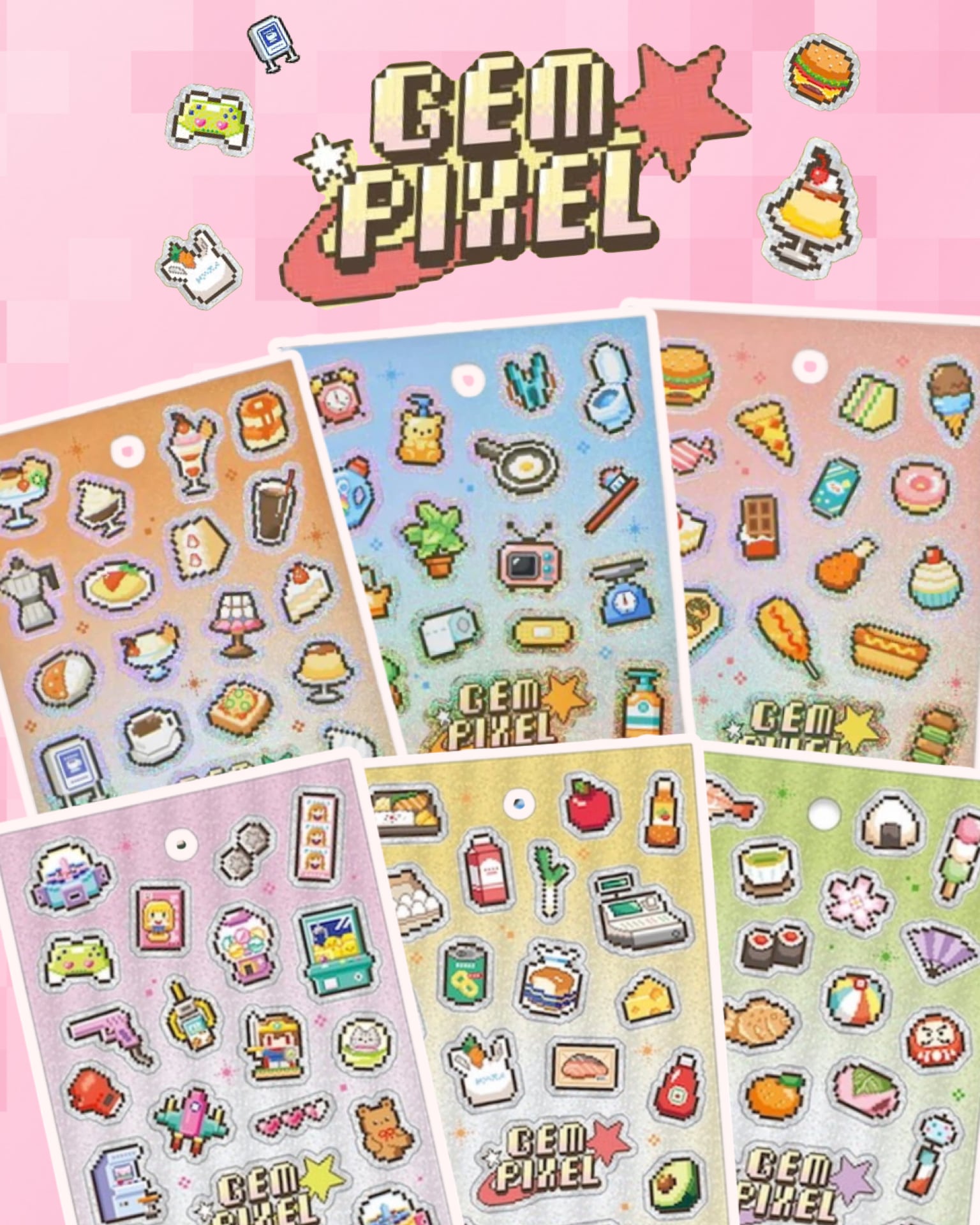 【マインドウェイブ】ジェムピクセルステッカー 各種