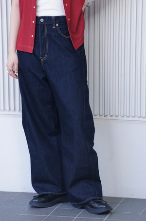【SETTO】PANEL JEANS / INDIGO