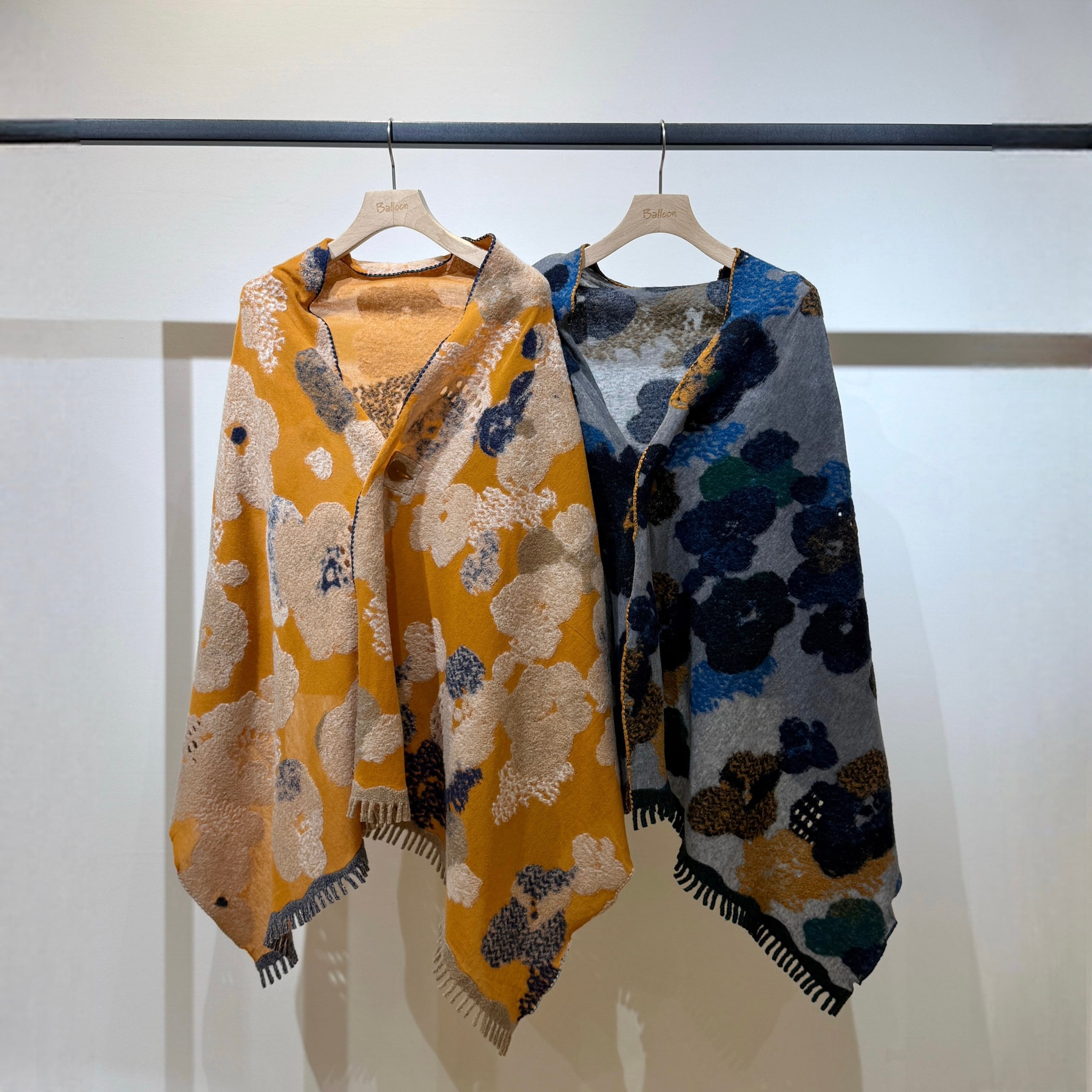 カットジャガードストール