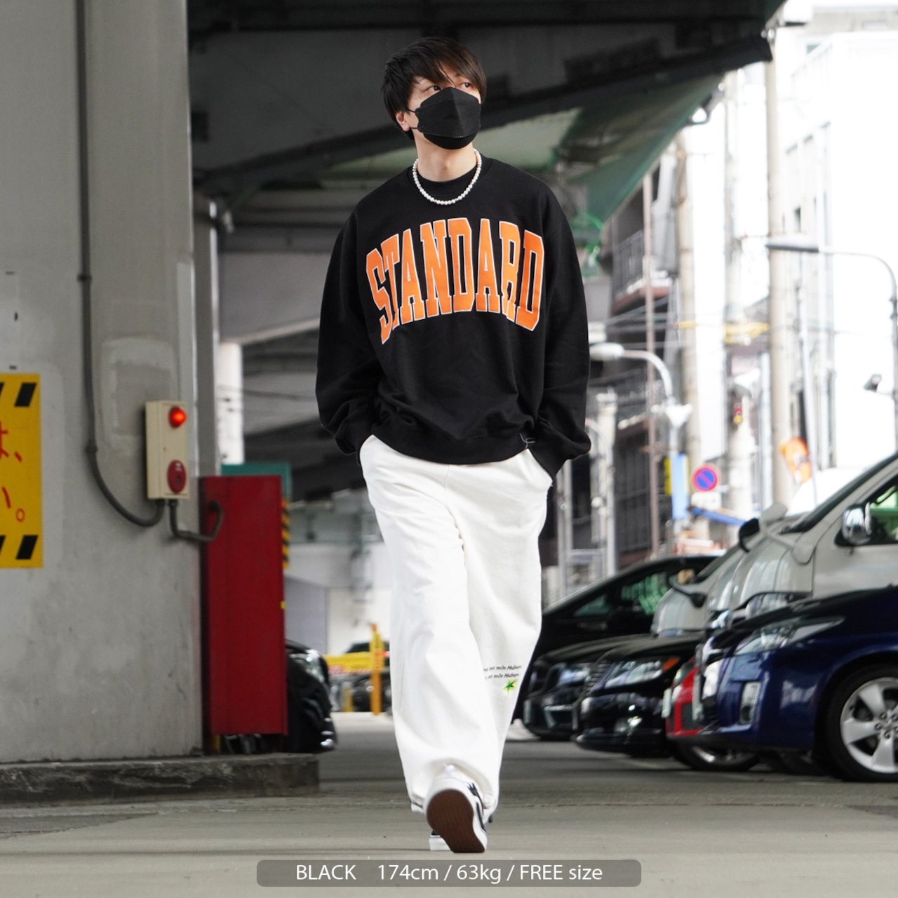 \SALE/◆STANDARD ロゴ スウェットシャツ◆kr-22018