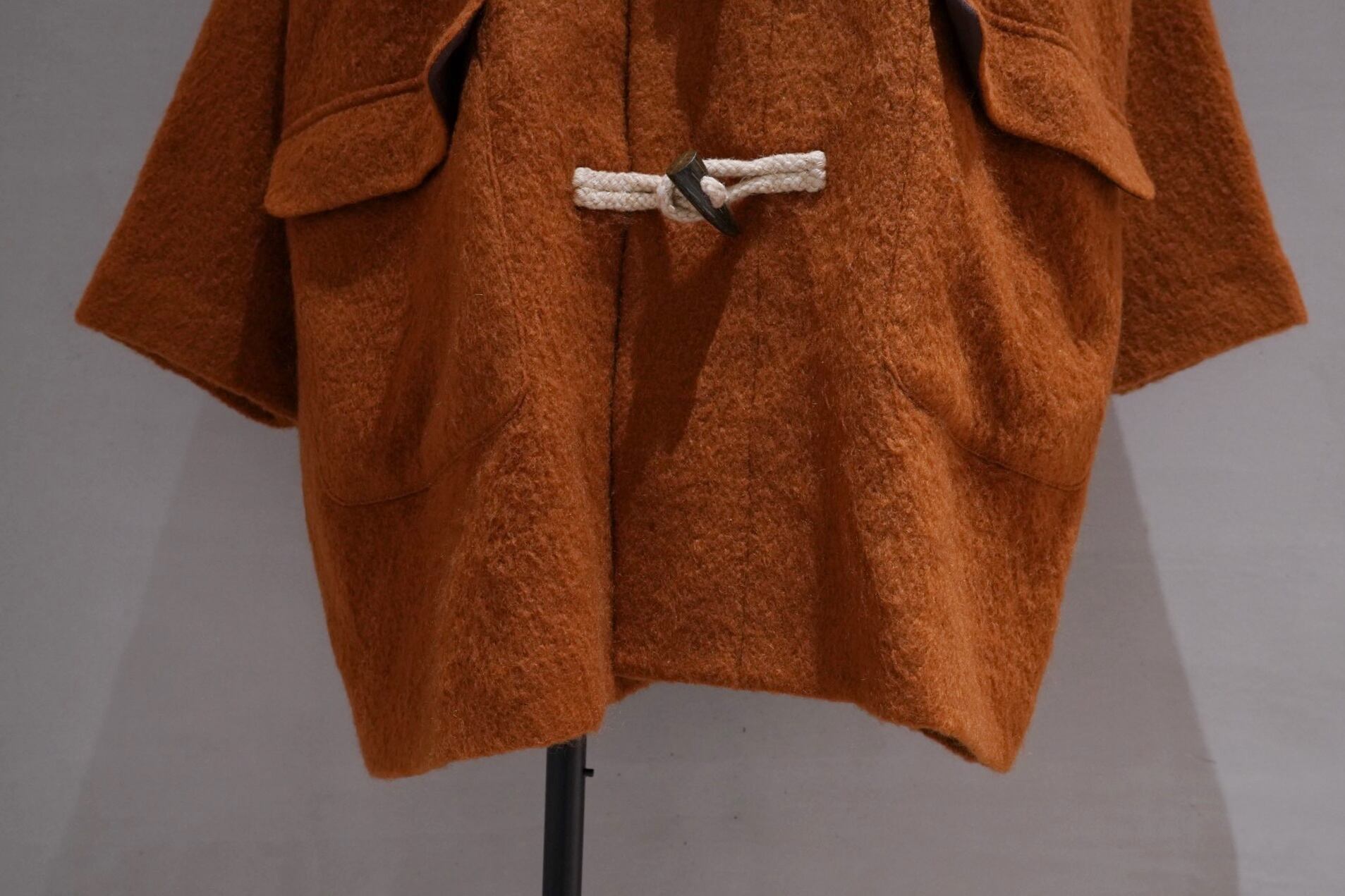 SALE 60%OFF】 BASIS BROEK wool duffle coat orange | Connecter