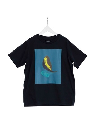 南仏の画家に愛されたリーフTシャツ | TOP-33367-B_BLACK