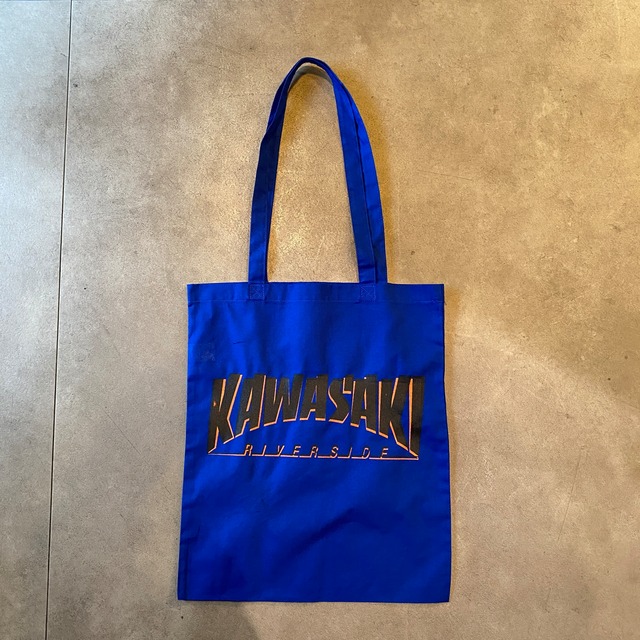 RIVERSIDE BASE 『KAWASAKI』TOTE BAG - BLUE -