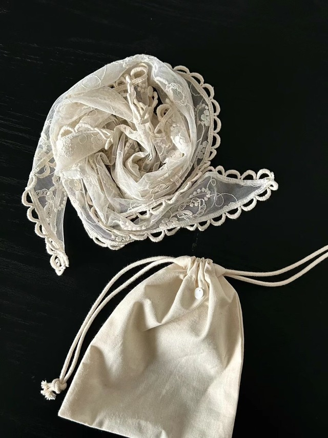 (予約) poster / Silk scarf muffler 3color