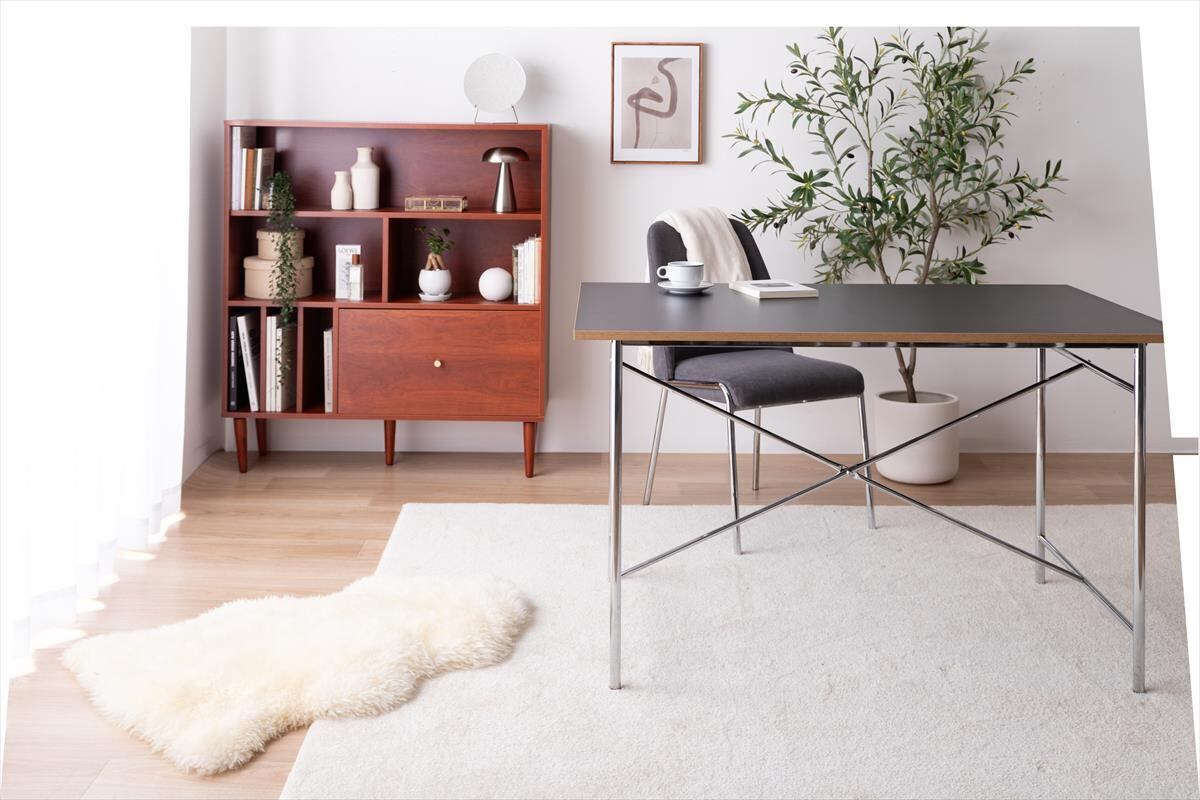 【幅120cm】Joel ダイニングテーブル　ブラック ダイニングテーブル Joel(ジョエル) 幅120cm 2色対応の通販情報 - 家具