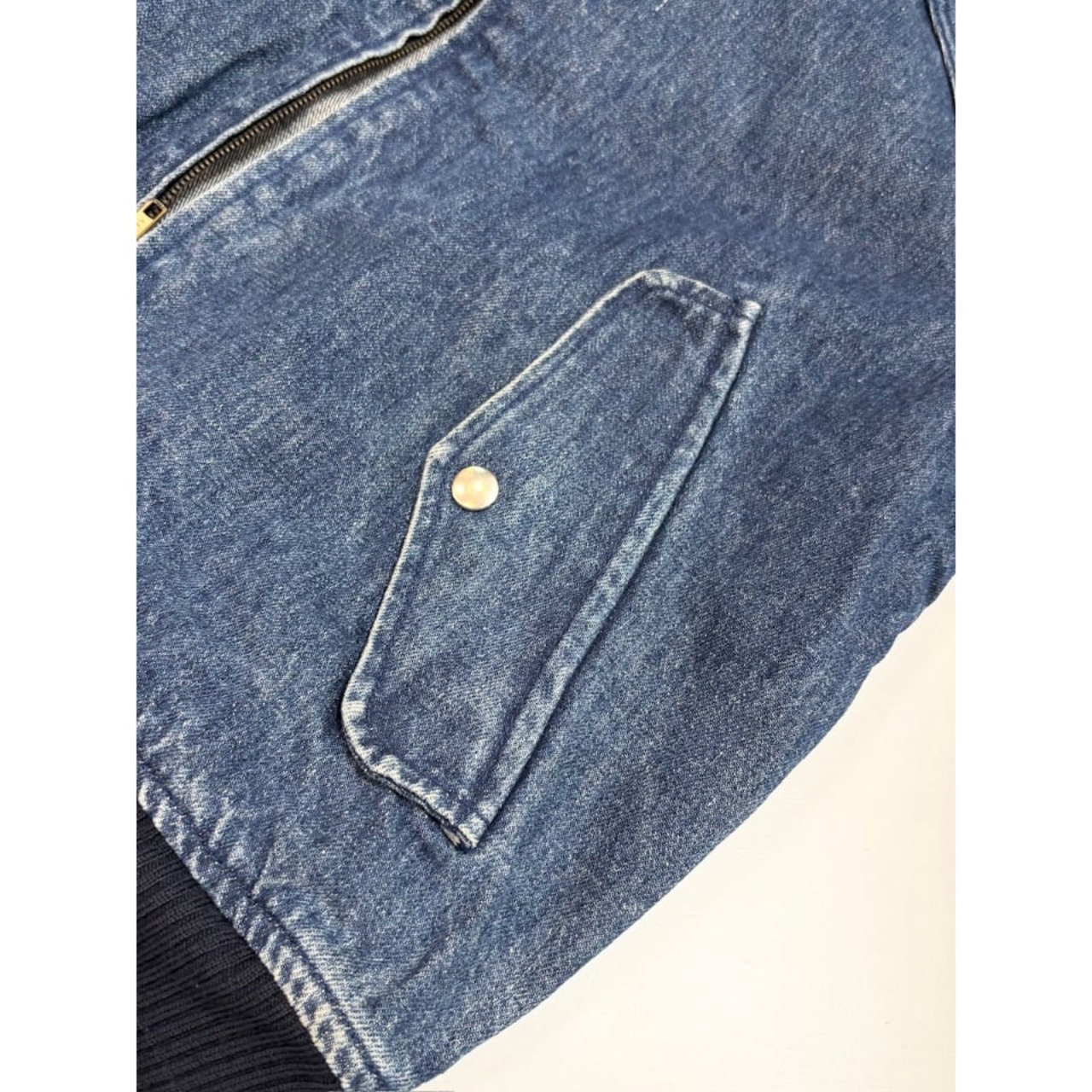 90s Ralph Lauren DENIM HARRINGTON JACKET Size M