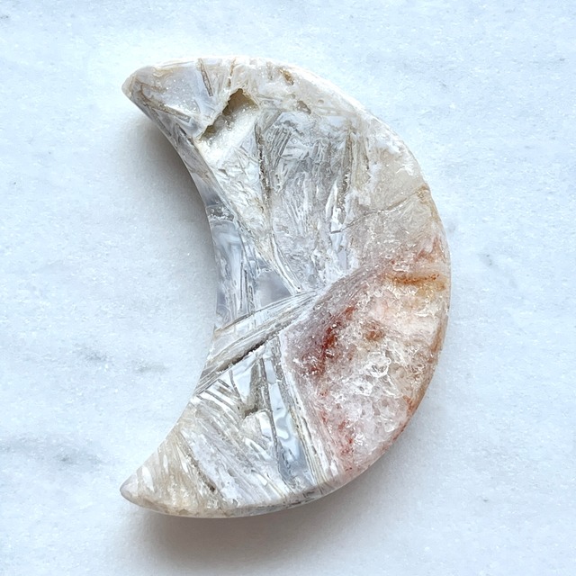 【超美石】ジャスパーインアゲート　お月様　8236