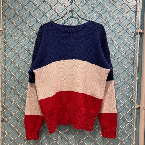 Polo Ralph Lauren -　Cross flag Knit Sweater