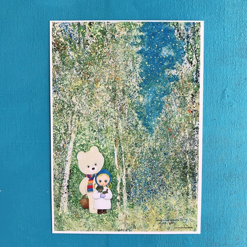 A4 POSTER「高原の樹」