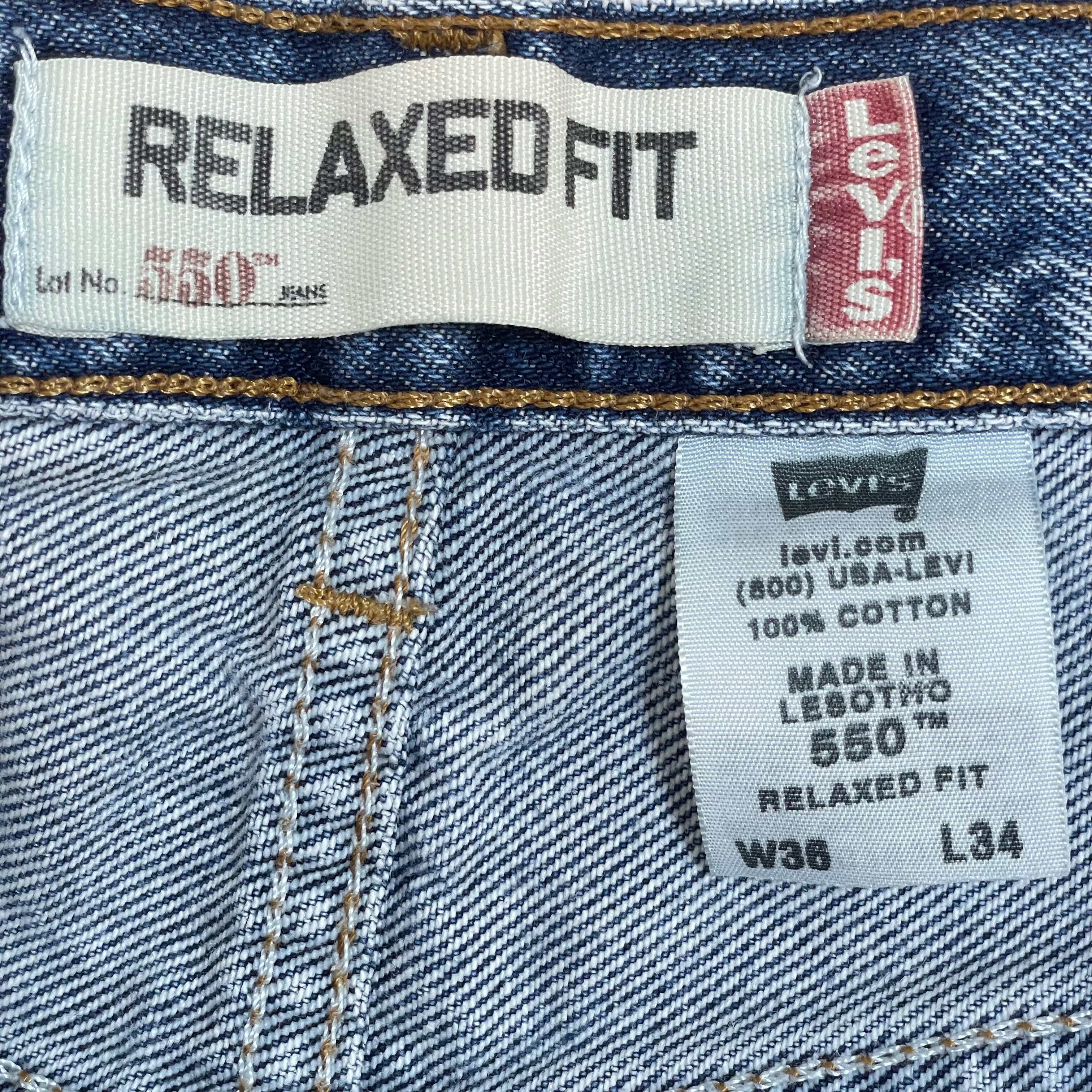 LEVI'S】550 ジーンズ デニム ジーパン ワイドテーパード ジッパー