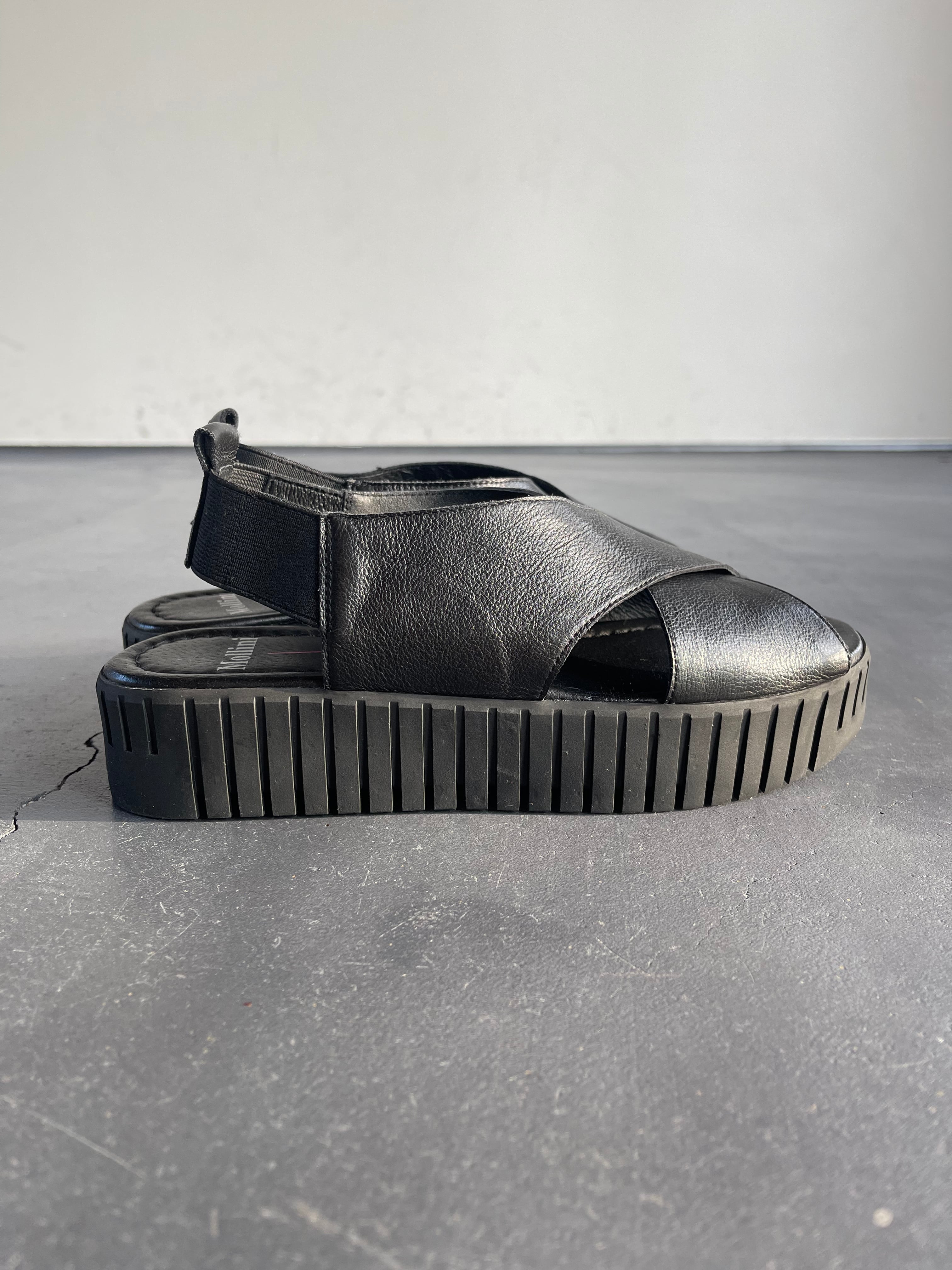 Mollini Platform leather sandals | mambo ladys