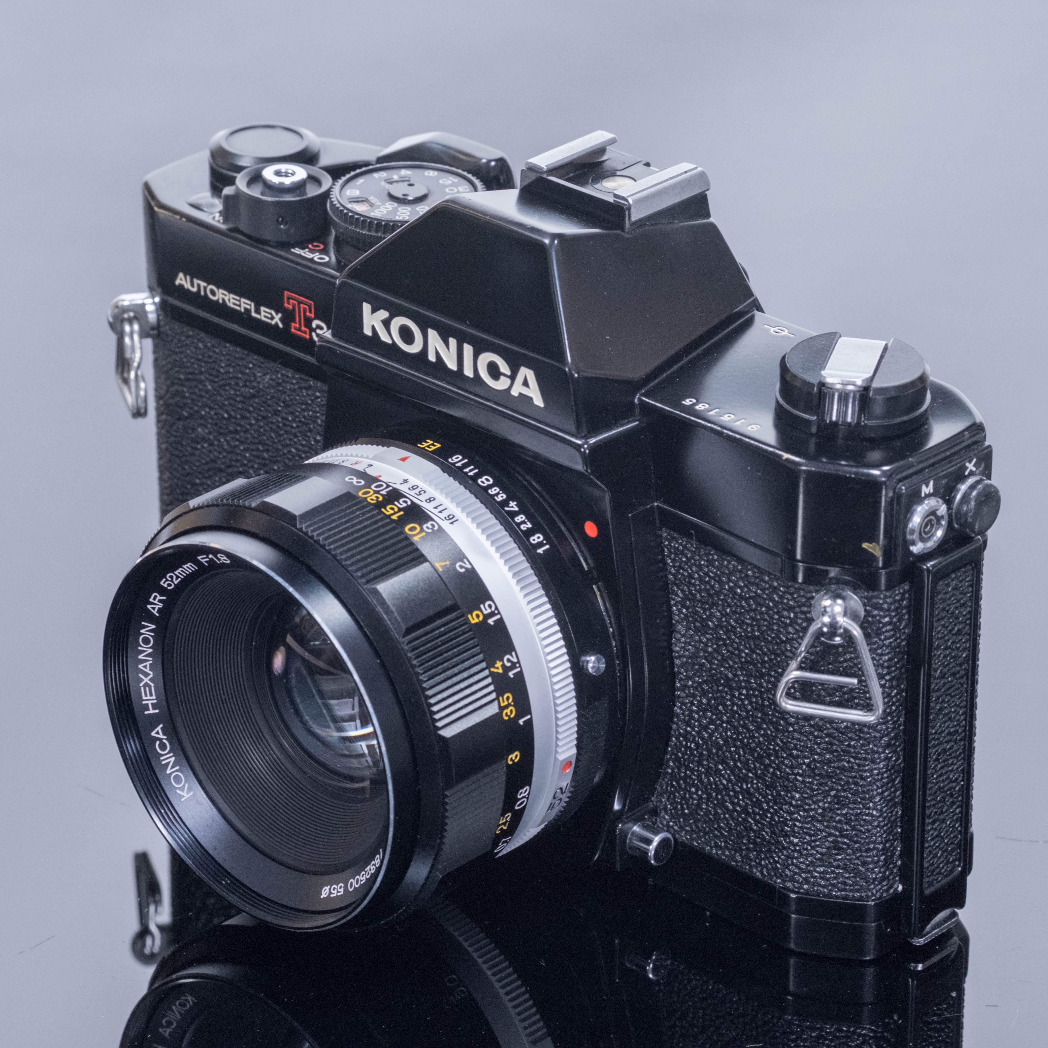 KONICA AUTOREFLEX T3N + KONICA HEXANON AR 52mm F1.8 【ランクC
