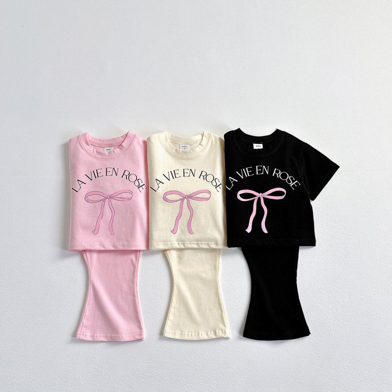 【BABY&KID】夏新作 蝶結びセットアップ