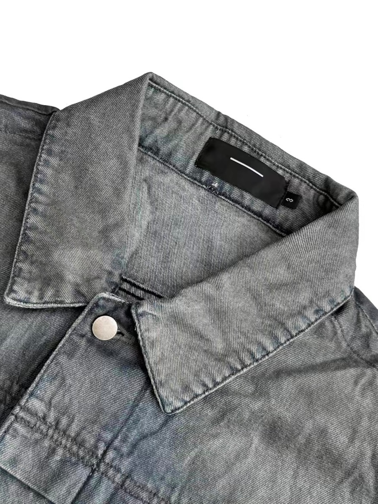 【CinderVein】Gradient Washed Denim Jacket