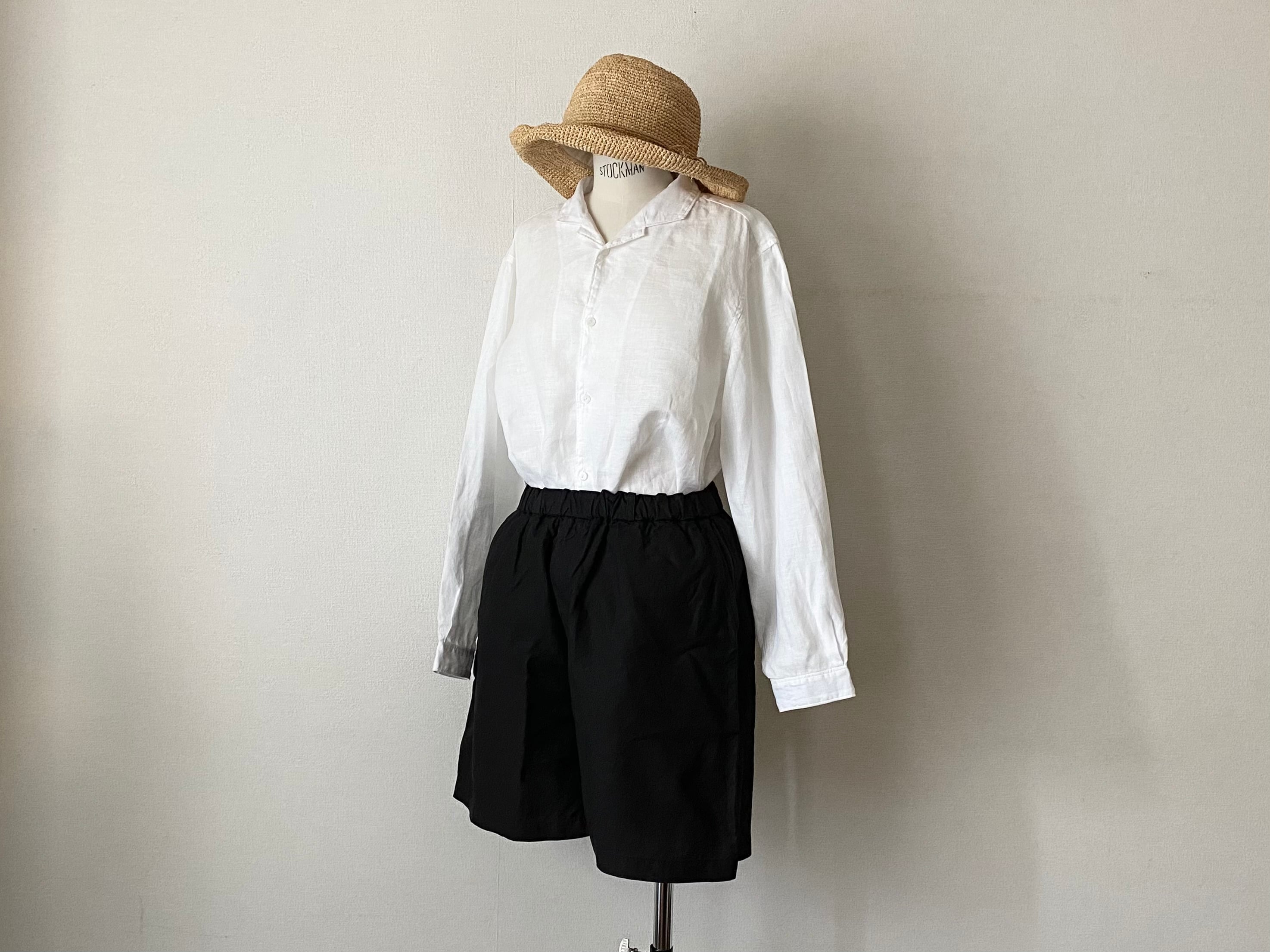 再入荷】MITTAN 大麻開襟シャツ 白 SH-117 ユニセックス | Herios