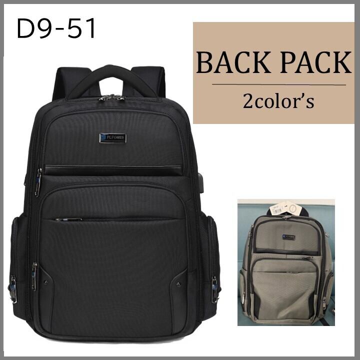 【D9-51】【ブラック】バックパック メンズ ビジネス 大容量 リュックサック PC 通勤 通学