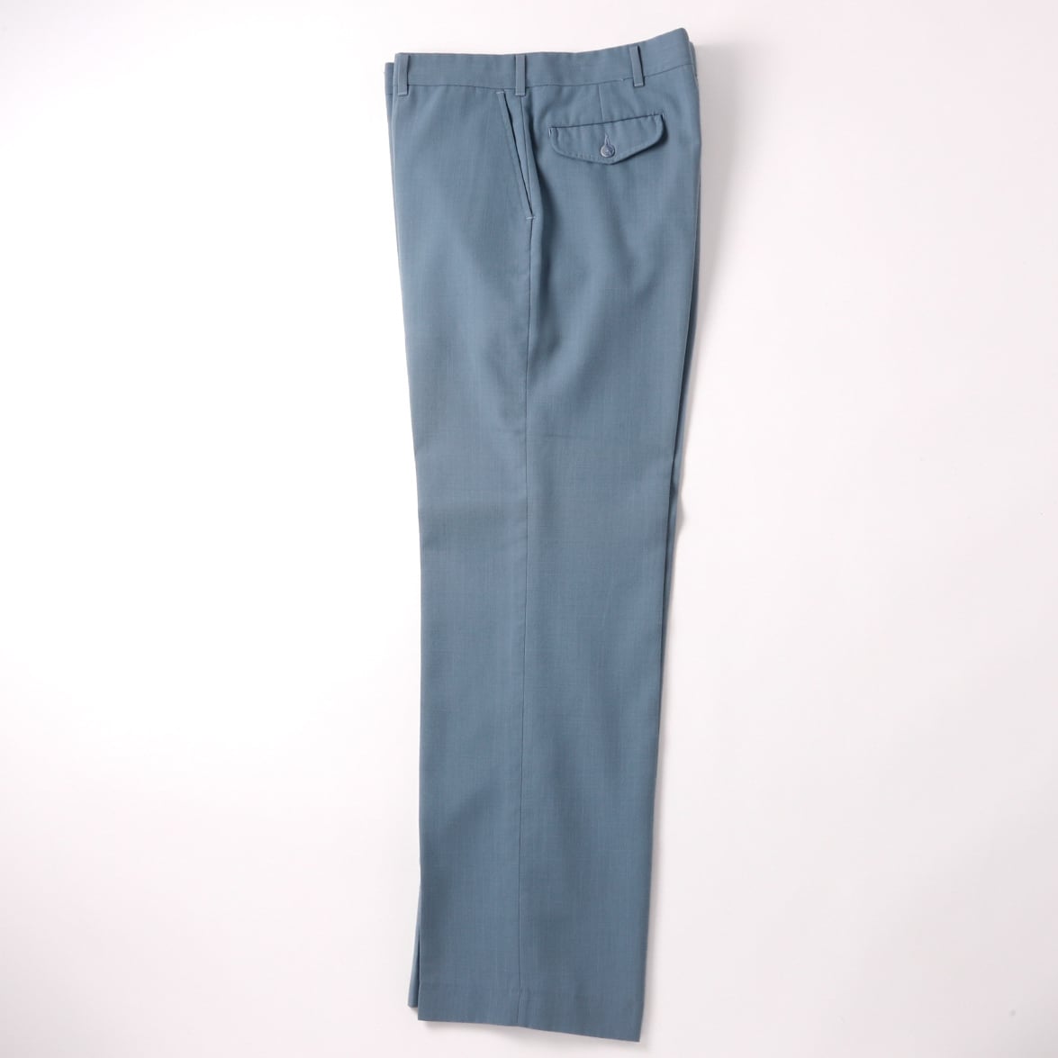 極美品】70s special vintage wool slacks pants W36 blue 