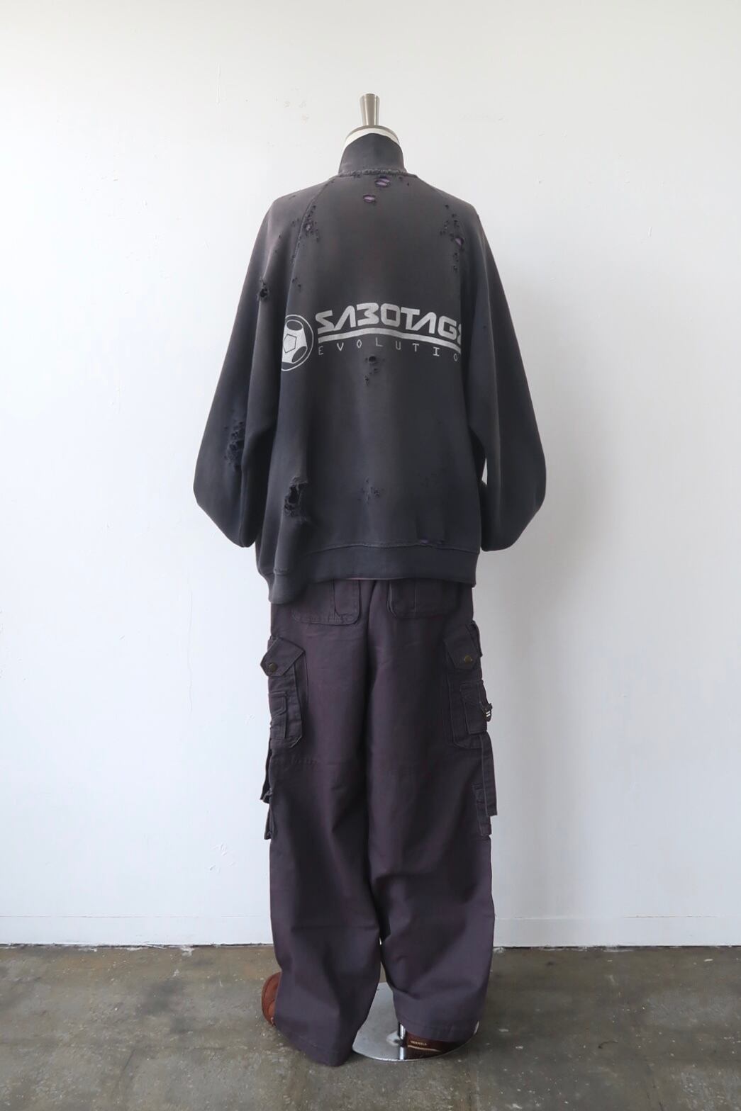 1990s SABOTAGE shotgun zip-up sweat | gamustore