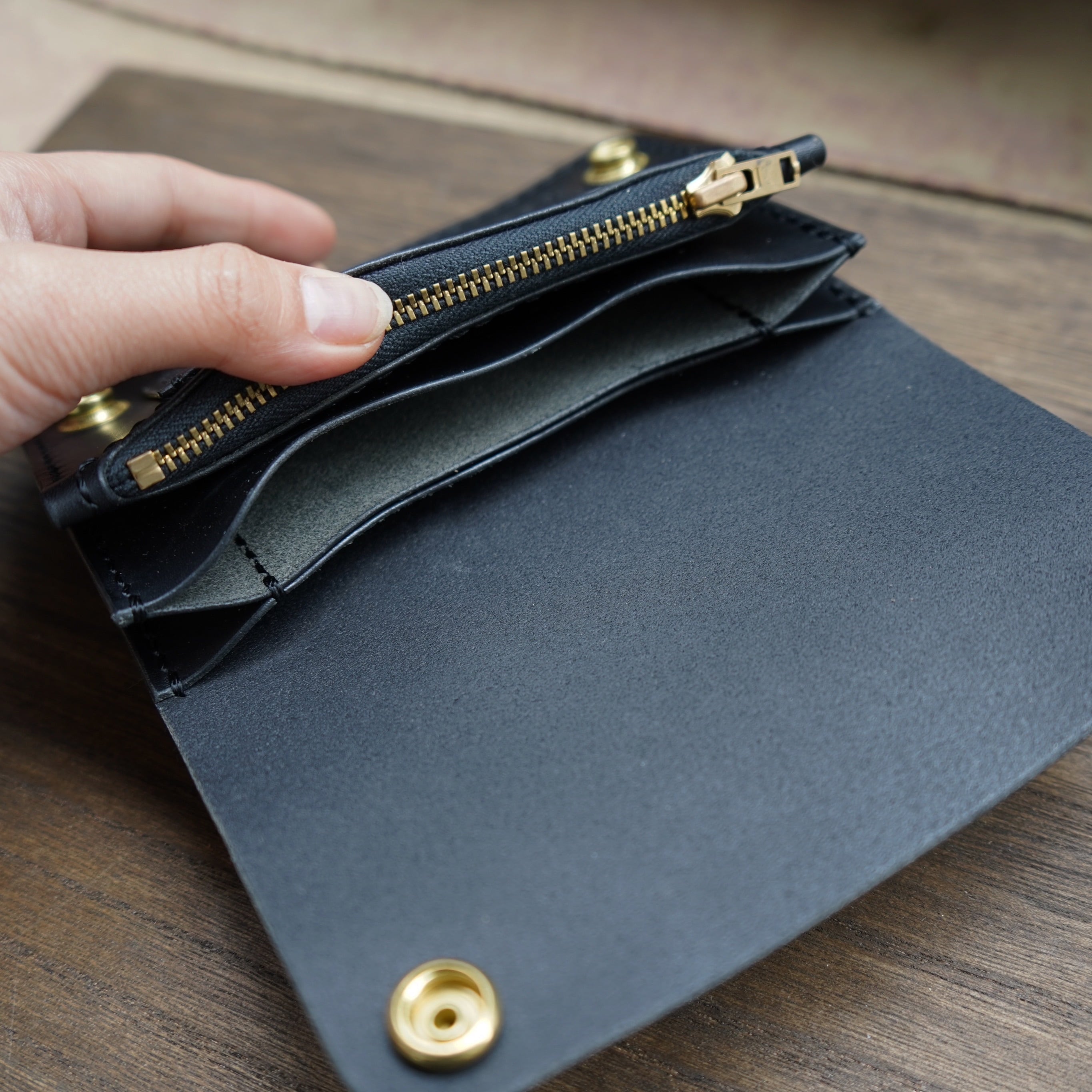 MTW-004】middle trucker wallet 3層 | Additive and Line MTW-004】middle trucker wallet 3層 | Additive and Line