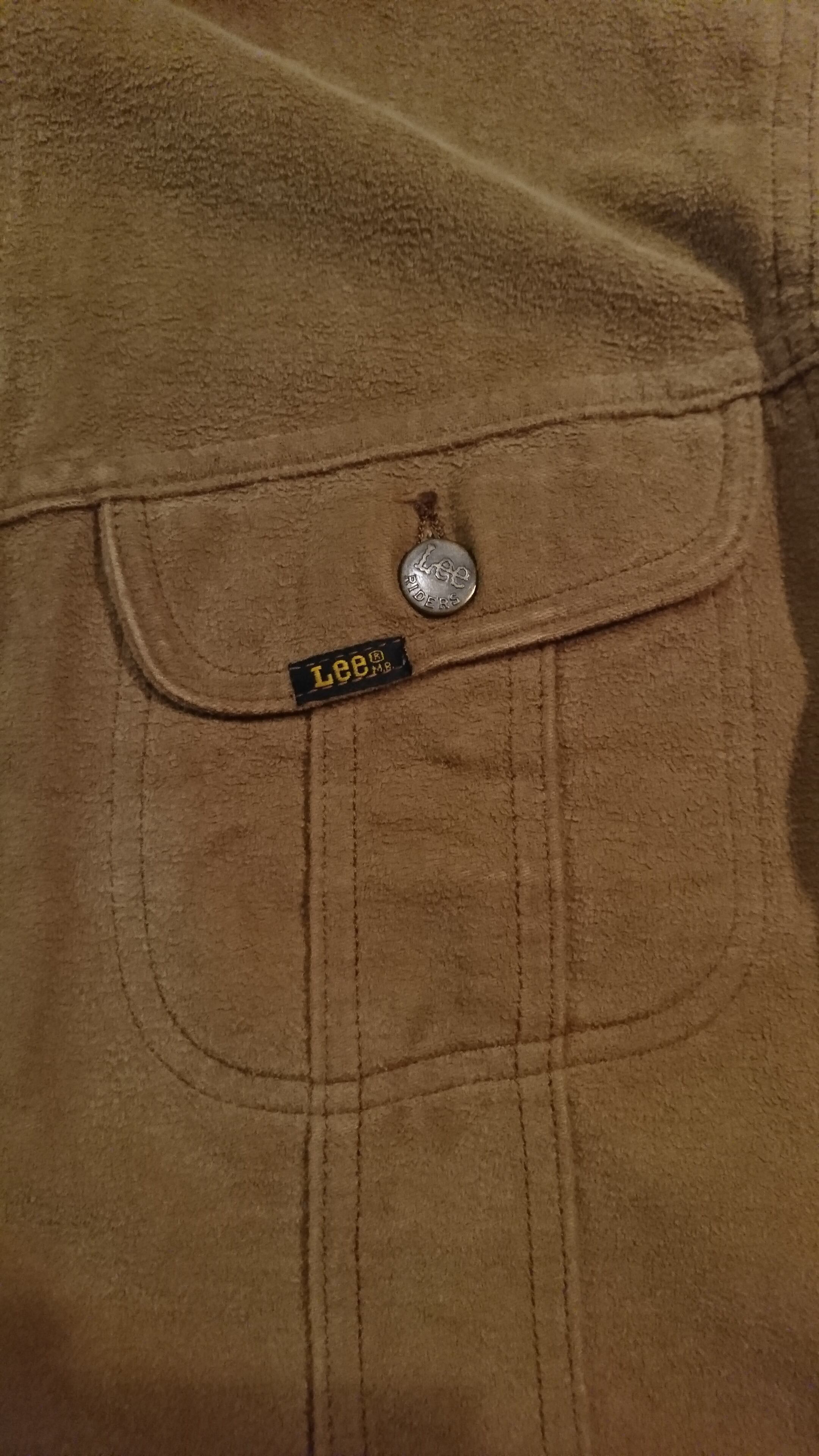 ジャケット・アウター 70s lee 101-J RIDERS Moleskin jacket USA 1970s Lee 101J Style Moleskin Jacket / Size 44~46 !! / リー