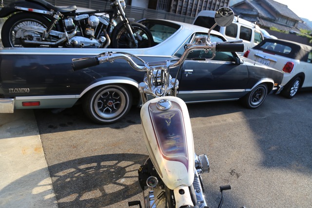 2005-XL883 コンプリートチョッパー (同色ペイントヘルメット付き)