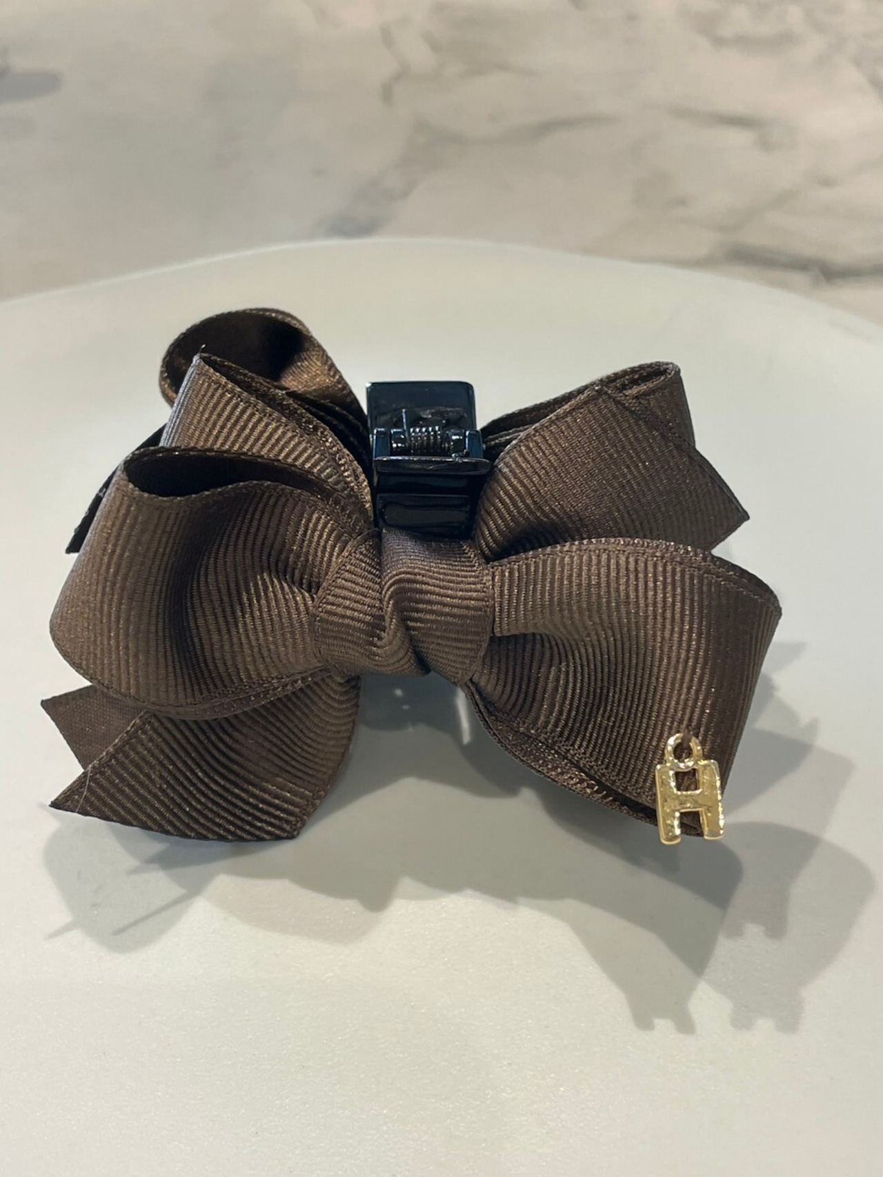 グログランサテンワニクリップ ミニ