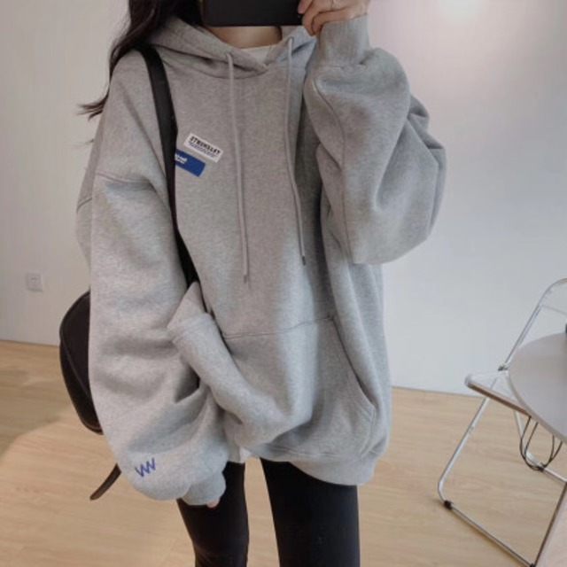 トップス デート プルオーバー パーカー フーディー 袖あり 長袖 かわいい 大人可愛い きれいめ シンプル カジュアル 大人 上品 おしゃれ お洒落 主役級 存在感 春 秋 冬 10代 20代 30代 レディース 女性用 OL 学生 デート お出かけ 公園デビュー 女子会 休日 イベント 旅行 着回し 普段使い ファッション コーデ 楽ちん モテ トレンド 流行 インスタ映え XS S M L 灰色 グレー