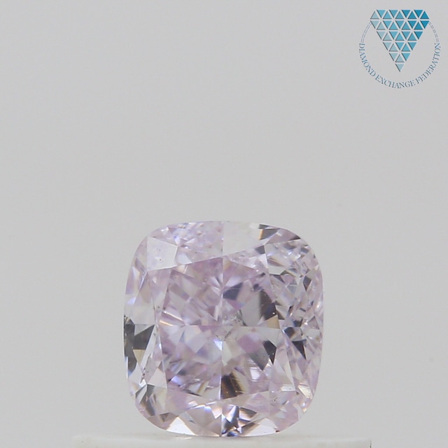 0.5 ct FANCY LIGHT PURPLISH PINK SI2 CUSHION GIA 天然  ダイヤモンド ルース