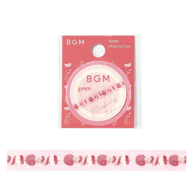 BGM　皮むきリンゴ　5mmマステ　BG12