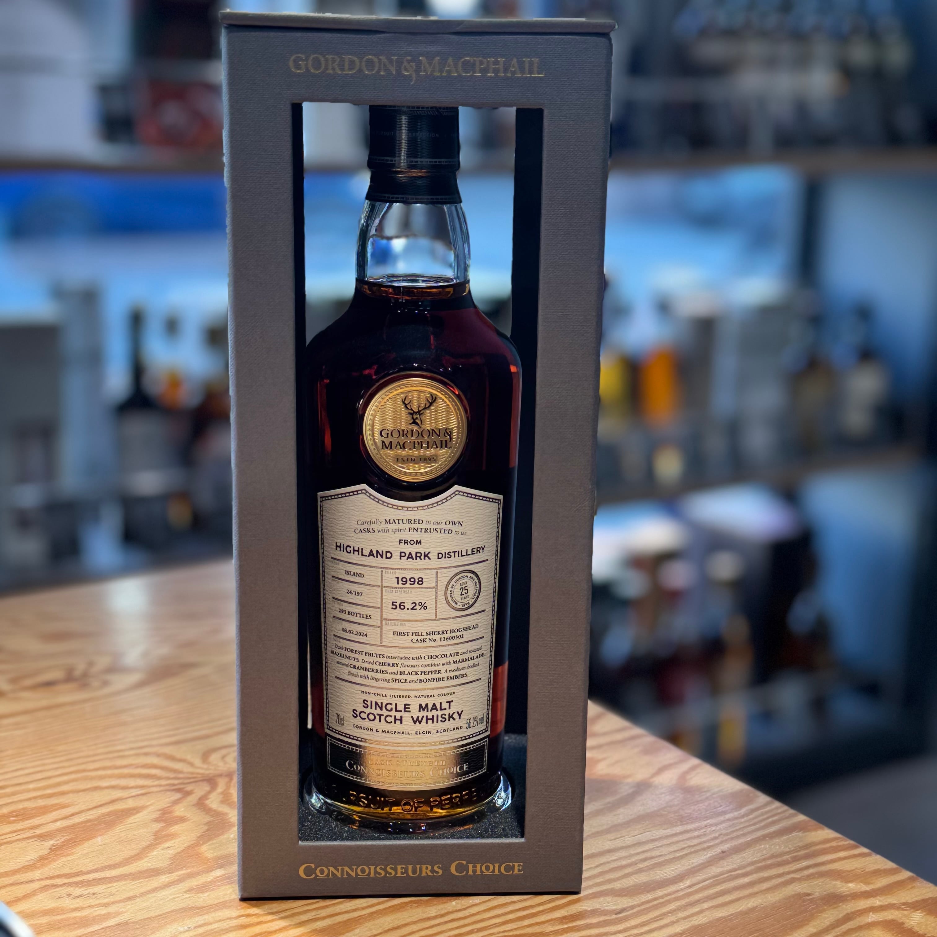 【コニサーズ・チョイス・ハイランドパーク25年】ゴールドマクファイル1998 700ml